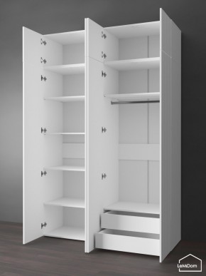 Шкаф с антресолью Linnea MHR-4POA-2 2450х1600х510 (Белый-М 11.1.1) в Югорске - yugorsk.mebel24.online | фото 6