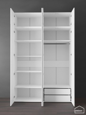 Шкаф с антресолью Linnea MHR-4POA-2 2450х1600х510 (Белый-М 11.1.2) в Югорске - yugorsk.mebel24.online | фото 5