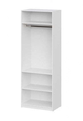 Шкаф ШК-5 + 2 полки (800) Белый текстурный в Югорске - yugorsk.mebel24.online | фото 3