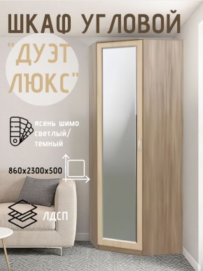 Шкаф угловой Дуэт Люкс с зеркалом в Югорске - yugorsk.mebel24.online | фото 3