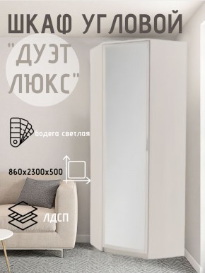 Шкаф угловой Дуэт Люкс с зеркалом в Югорске - yugorsk.mebel24.online | фото 6