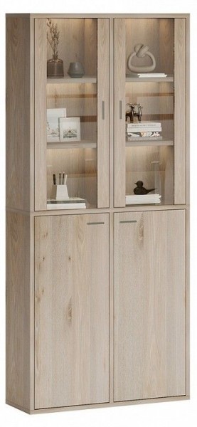 Шкаф-витрина Домино СУ(ш2в2)+2ФС+2ФГ в Югорске - yugorsk.mebel24.online | фото 2