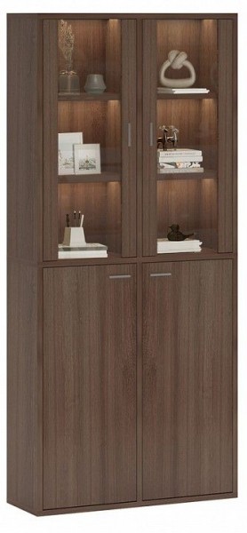 Шкаф-витрина Домино СУ(ш2в2)+2ФС+2ФГ в Югорске - yugorsk.mebel24.online | фото 2