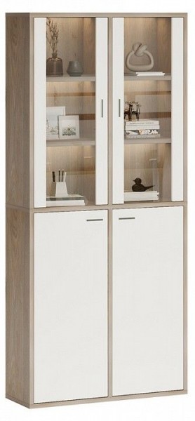Шкаф-витрина Домино СУ(ш2в2)+2ФС+2ФГ в Югорске - yugorsk.mebel24.online | фото 2