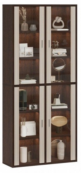 Шкаф-витрина Домино СУ(ш2в2)+4ФС в Югорске - yugorsk.mebel24.online | фото 2
