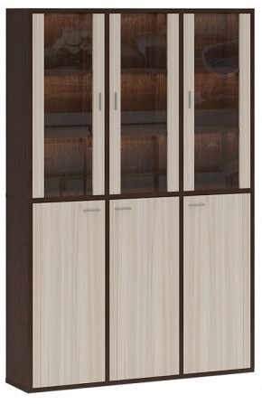 Шкаф-витрина Домино СУ(ш3в2)+3ФГ+3ФС в Югорске - yugorsk.mebel24.online | фото
