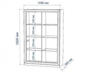 Шкаф-витрина Нобиле ШВтН ФСД-ФСД в Югорске - yugorsk.mebel24.online | фото 2