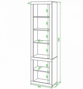 Шкаф-витрина Toivo ВтВ-ФС в Югорске - yugorsk.mebel24.online | фото 2