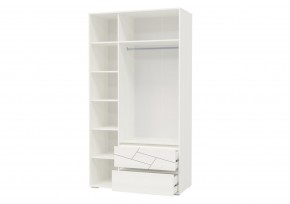 АДЕЛИНА Спальный гарнитур (модульный) Рамух белый в Югорске - yugorsk.mebel24.online | фото 9
