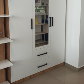 Спальный гарнитур Евро (модульный) Крафт/Белый в Югорске - yugorsk.mebel24.online | фото 30