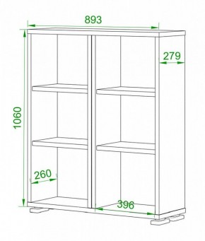 Стеллаж Домино нельсон ПУ-50-1 в Югорске - yugorsk.mebel24.online | фото 2