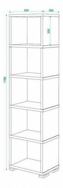 Стеллаж Домино СБ-15/5 в Югорске - yugorsk.mebel24.online | фото 2