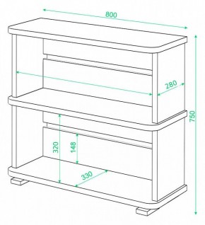 Стеллаж Домино СБ-25/2 в Югорске - yugorsk.mebel24.online | фото 3