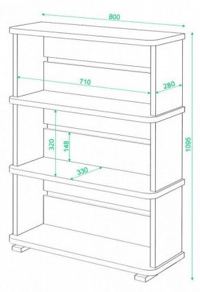Стеллаж Домино СБ-25/3 в Югорске - yugorsk.mebel24.online | фото 3