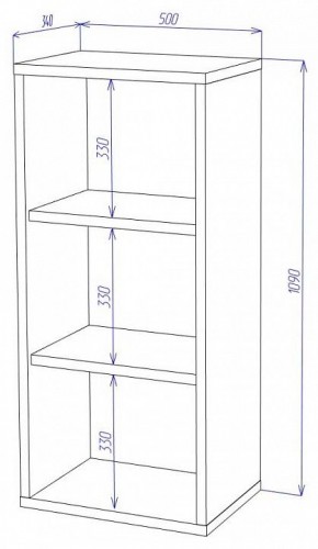 Стеллаж Домино СУ(ш1в1) в Югорске - yugorsk.mebel24.online | фото 2