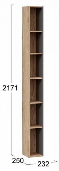 Стеллаж-колонка Порто ТД-393.07.25 в Югорске - yugorsk.mebel24.online | фото 3