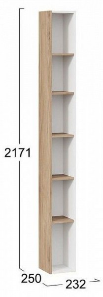 Стеллаж-колонка Порто ТД-393.07.25 в Югорске - yugorsk.mebel24.online | фото 5