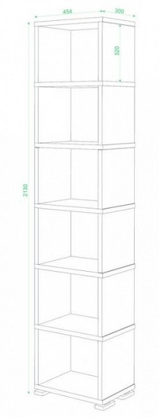 Стеллаж-колонка СБ-15/6 в Югорске - yugorsk.mebel24.online | фото 2