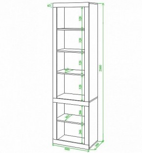 Стеллаж комбинированный Toivo ВтВ в Югорске - yugorsk.mebel24.online | фото 2