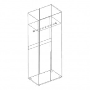 СТИЛ Шкаф 2-ств для одежды в Югорске - yugorsk.mebel24.online | фото 2