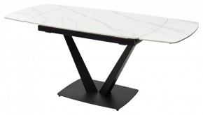 Стол ALATRI 120 MATT WHITE MARBLE SOLID CERAMIC / BLACK, ®DISAUR в Югорске - yugorsk.mebel24.online | фото 10