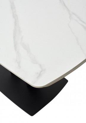 Стол ALATRI 120 MATT WHITE MARBLE SOLID CERAMIC / BLACK, ®DISAUR в Югорске - yugorsk.mebel24.online | фото 11