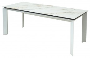 Стол CREMONA 160 KL-188 Контрастный мрамор / белый каркас, ®DISAUR в Югорске - yugorsk.mebel24.online | фото 3