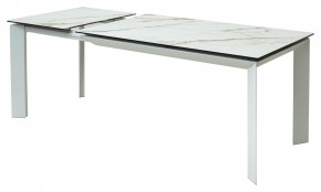 Стол CREMONA 160 KL-188 Контрастный мрамор / белый каркас, ®DISAUR в Югорске - yugorsk.mebel24.online | фото 6