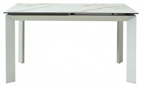 Стол CREMONA 160 KL-188 Контрастный мрамор / белый каркас, ®DISAUR в Югорске - yugorsk.mebel24.online | фото 8