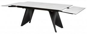 Стол IVAR 200 MARBLES KL-99 Белый мрамор, итальянская керамика, ®DISAUR в Югорске - yugorsk.mebel24.online | фото 5