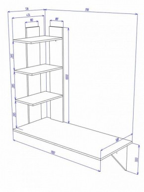Стол компьютерный Домино Cross СтТ5 в Югорске - yugorsk.mebel24.online | фото 2