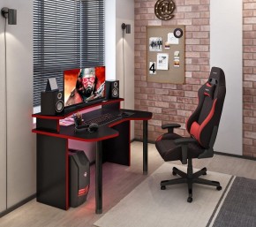 Стол компьютерный Домино Lite СКЛ-Игр140+НКИЛ140 в Югорске - yugorsk.mebel24.online | фото 2