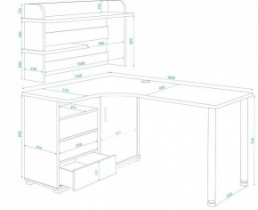 Стол компьютерный Домино нельсон СР-145М в Югорске - yugorsk.mebel24.online | фото 2