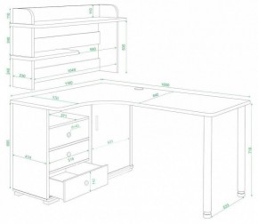 Стол компьютерный Домино нельсон СР-165М в Югорске - yugorsk.mebel24.online | фото 2