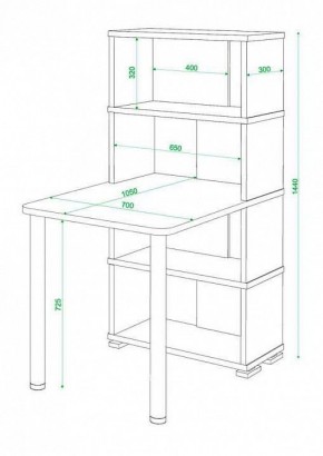 Стол компьютерный Домино СБ-10М4 в Югорске - yugorsk.mebel24.online | фото 4