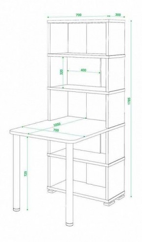 Стол компьютерный Домино СБ-10М5 в Югорске - yugorsk.mebel24.online | фото 4