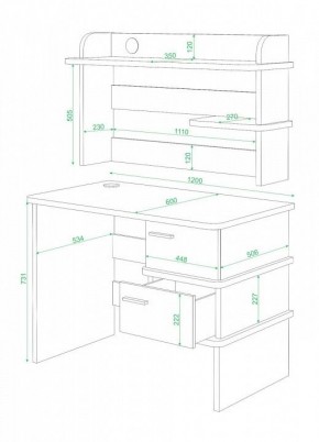 Стол компьютерный Домино СД-15 в Югорске - yugorsk.mebel24.online | фото 2