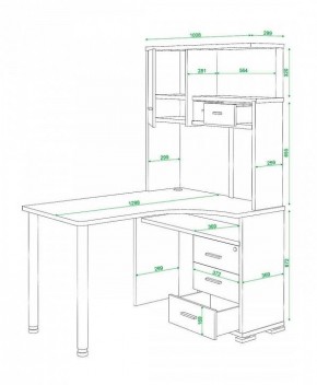 Стол компьютерный Домино СР-130 в Югорске - yugorsk.mebel24.online | фото 5