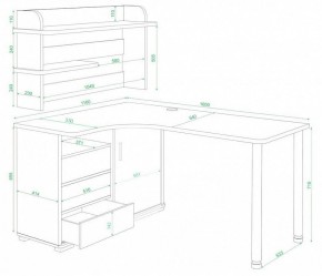 Стол компьютерный Домино СР-145М в Югорске - yugorsk.mebel24.online | фото 2