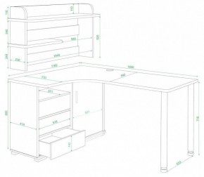 Стол компьютерный Домино СР-145М в Югорске - yugorsk.mebel24.online | фото 2