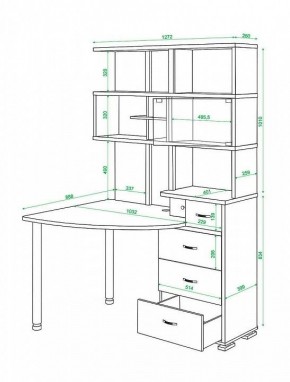 Стол компьютерный Домино СР-320 в Югорске - yugorsk.mebel24.online | фото 5