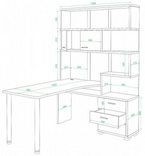 Стол компьютерный Домино СР-420/150 в Югорске - yugorsk.mebel24.online | фото 2