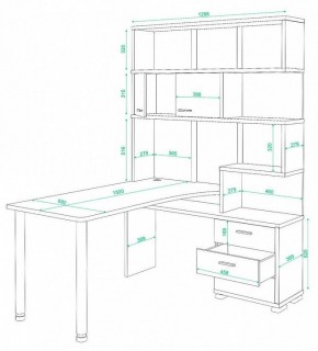 Стол компьютерный Домино СР-420/150 в Югорске - yugorsk.mebel24.online | фото 2