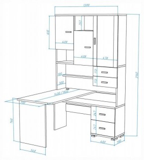 Стол компьютерный Домино СР-620-160 в Югорске - yugorsk.mebel24.online | фото 2