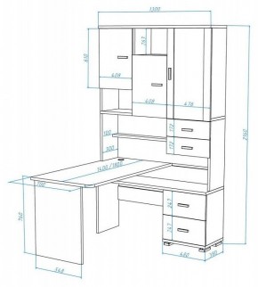 Стол компьютерный Домино СР-620/180 в Югорске - yugorsk.mebel24.online | фото 2