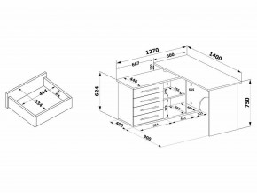 Стол компьютерный КСТ-109Л в Югорске - yugorsk.mebel24.online | фото 4