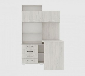 Стол компьютерный "ПКС-11" ПРАВЫЙ (дуб крафт белый) в Югорске - yugorsk.mebel24.online | фото 3