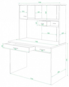 Стол компьютерный СК-60 в Югорске - yugorsk.mebel24.online | фото 2