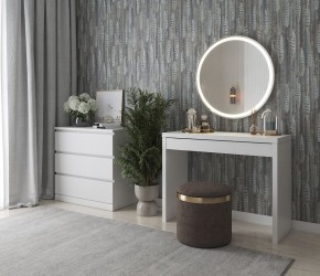 Стол косметический Энкель 100 белый в Югорске - yugorsk.mebel24.online | фото 4