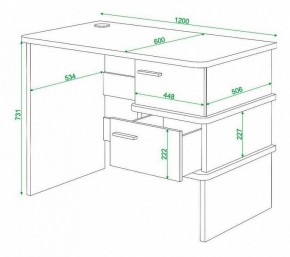 Стол письменный Домино нельсон СД-15С в Югорске - yugorsk.mebel24.online | фото 3